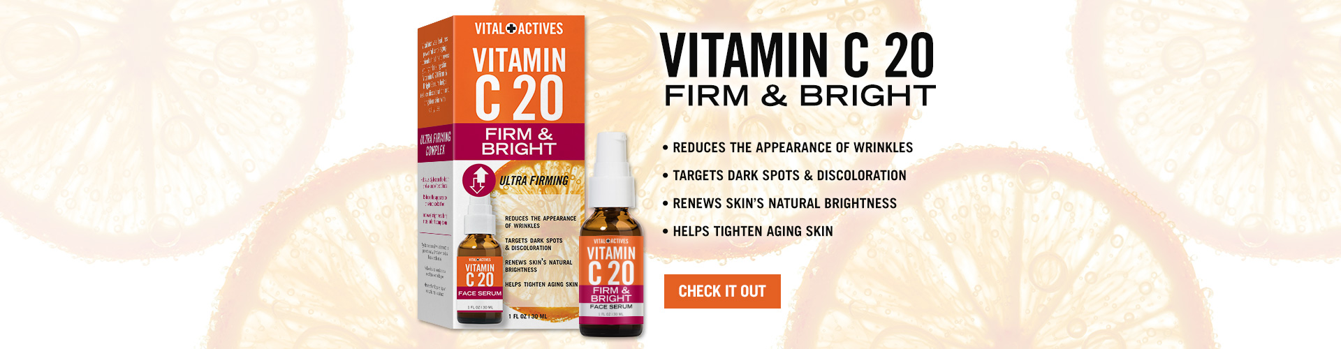 Vital Actives Vitamin C20 Wrinkle Reduction